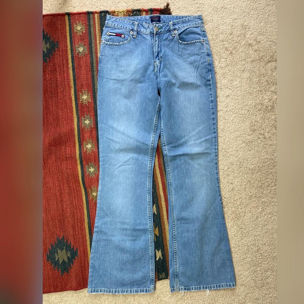Tommy Hilfiger Vintage Y2K Mid Rise Kick Flare Jeans Size 8/29